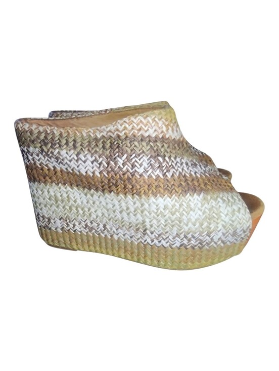 Jeffrey Campbell Shoes - Jeffrey Campbell Virgo Peep Toe Wedges, Womens 6